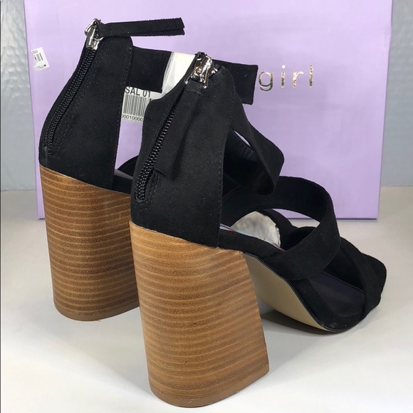 [214]Madden Girl 9.5m Clyde City Sandals - Black - Picture 4 of 5